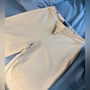 Khaki/Beige/Tan Rachel Zoe Slacks/Work Pants-Size 8- Wide leg pant-Like New